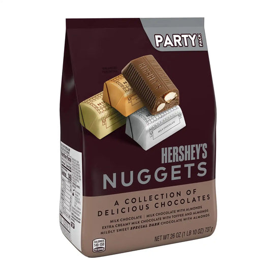 HERSHEY'S NUGGETS Assorted Chocolate Candy Variety Pack, 26 Ounce (Pack of 9)