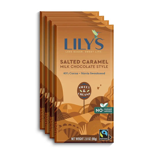 LILY'S Salted Caramel, 2.8 ounce Bars (12 Count, 12 Boxes)