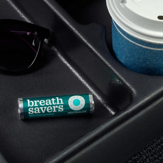 BREATH SAVERS Wintergreen Sugar-Free Mints Rolls, 0.75 oz, 12 ct