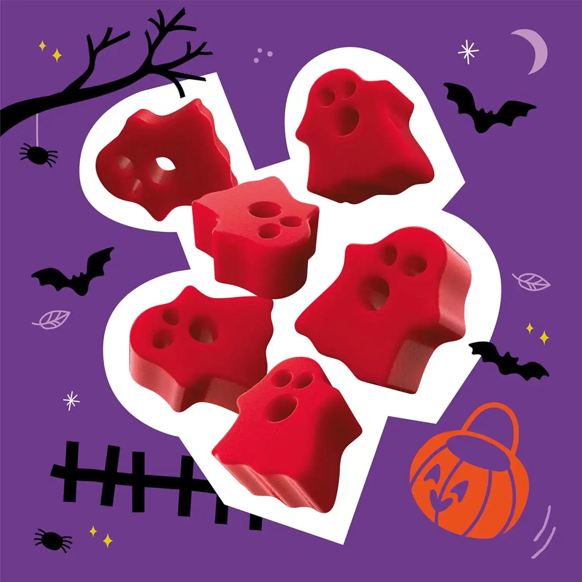 Twizzlers Ghosts Cherry Flavored Chewy Halloween Candy Bag, 7.1 oz