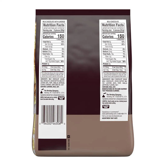 HERSHEY'S NUGGETS Assorted Chocolate Candy Variety Pack, 26 oz
