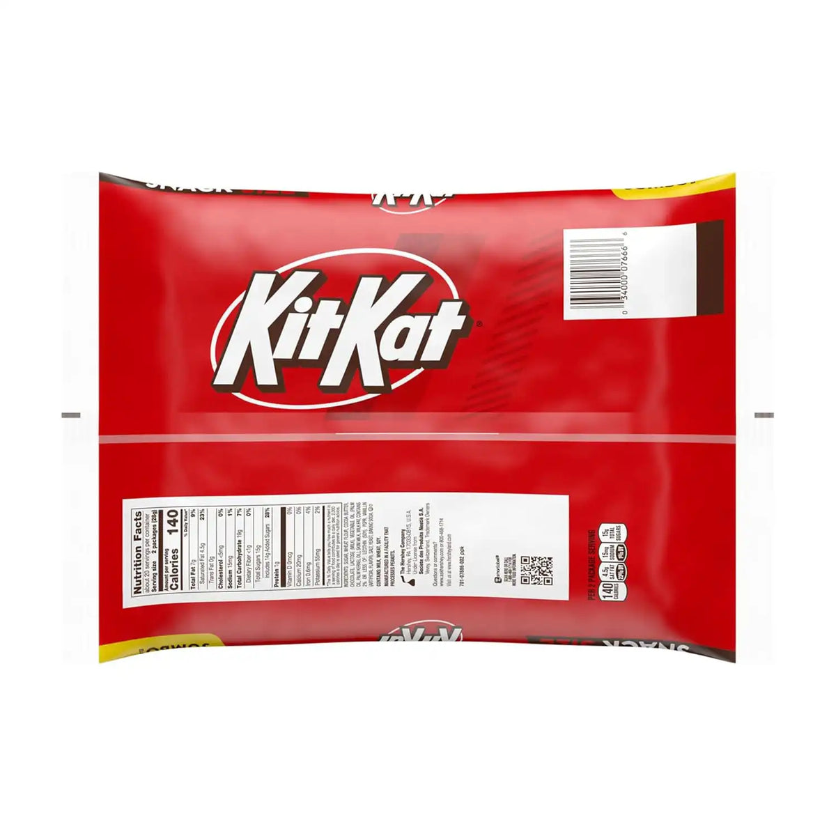 KIT KAT Milk Chocolate Wafer Snack Size Candy Bag, 20.1 oz