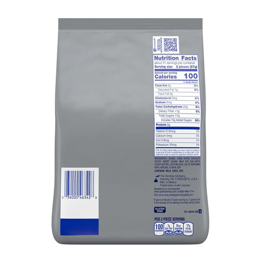 YORK Dark Chocolate Peppermint Patties, Candy Bulk Party Pack, 29.2 Ounce (Pack of 9)