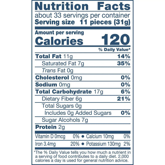 LILY'S Crispy Rice Dark Chocolate Style No Sugar Added Bars, 3 oz, 12 Ct
