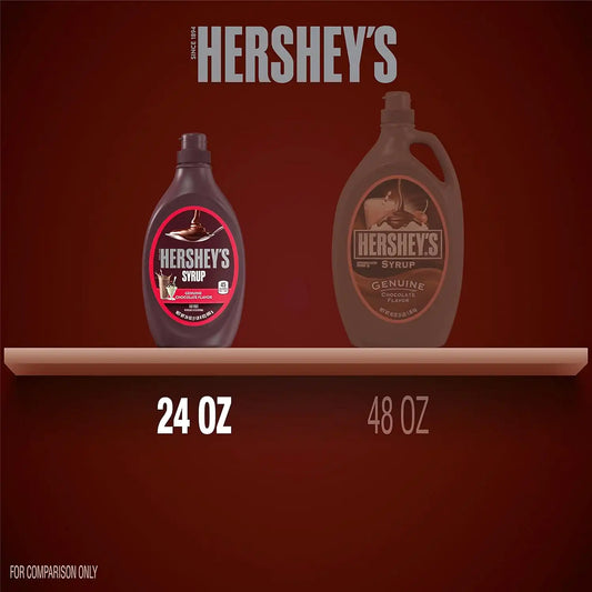 HERSHEY'S Chocolate Flavored Syrup Bottle, 24 oz