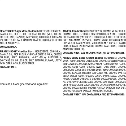 Pirate's Booty & Annie's Grab & Go Snacks Variety Pack, 36 Count