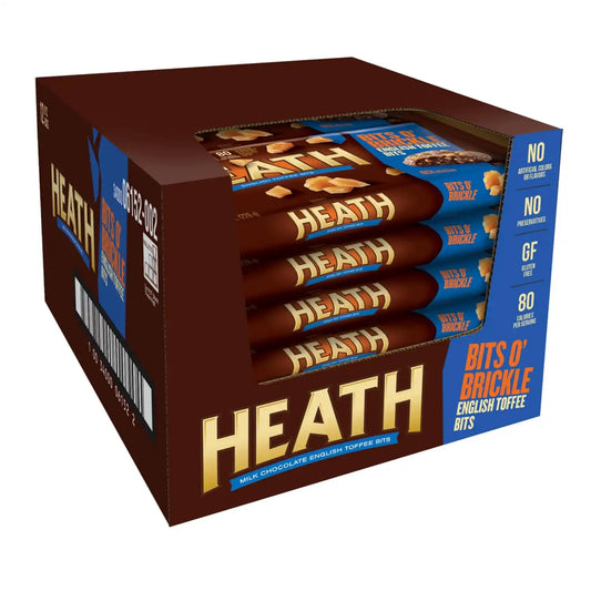 HEATH BITS O' BRICKLE English Toffee Bits Bags, 8 oz (12 Count)