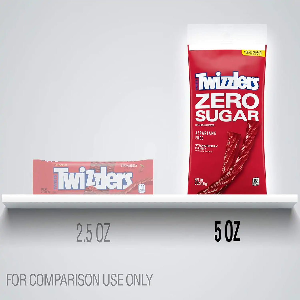 TWIZZLERS Sugar Free Strawberry Twists (5-Ounce Bag) (Pack of 2)