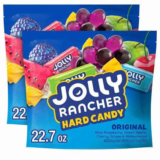 JOLLY RANCHER Original Fruit Flavored Hard Candy Bag, 22.7 oz (Pack of 2)