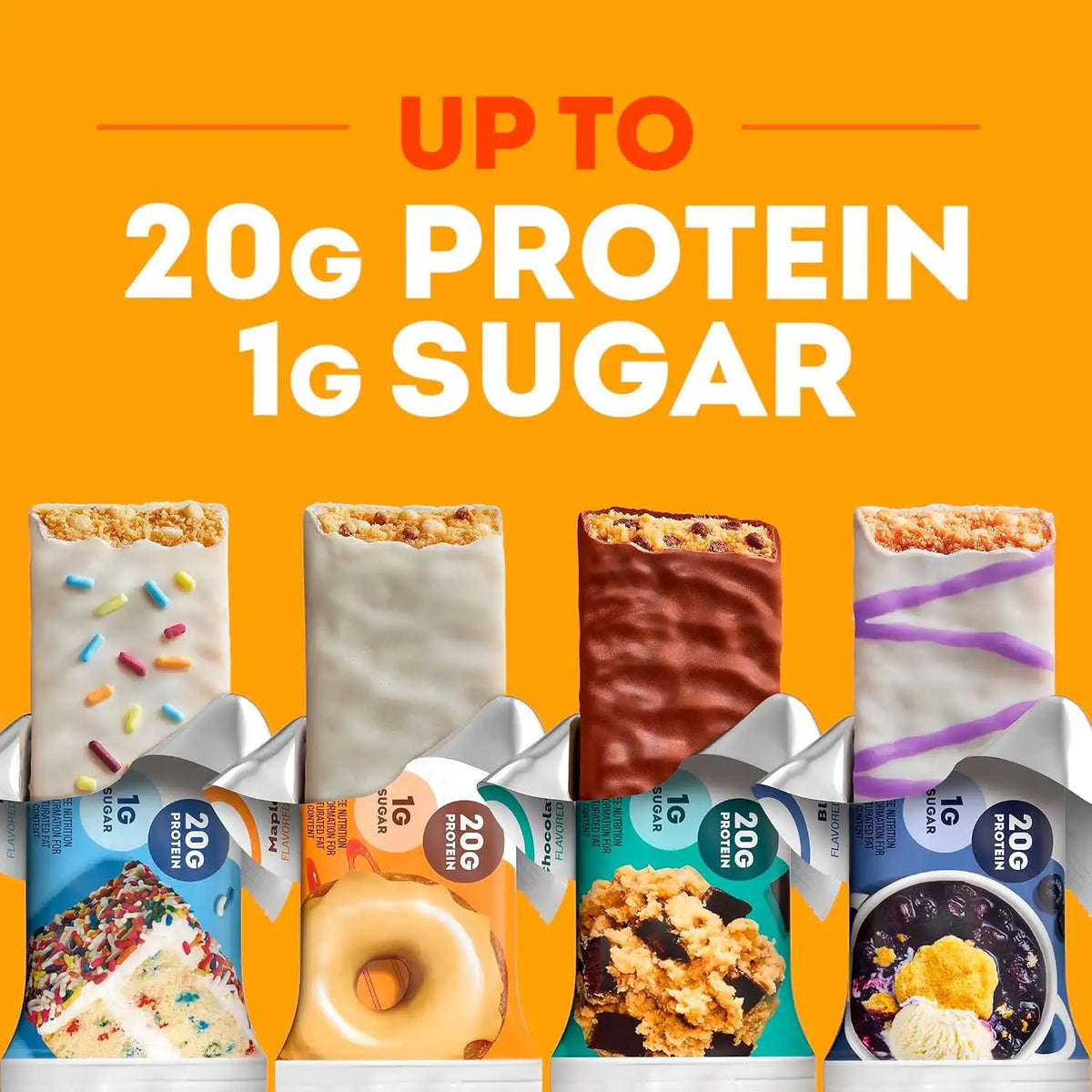 ONE Maple Glazed Doughnut Protein Bars, 20g Protein, Gluten Free, 12 ct