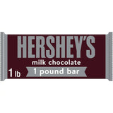 HERSHEY'S Milk Chocolate Gift Bar Holiday Candy, 1 lb