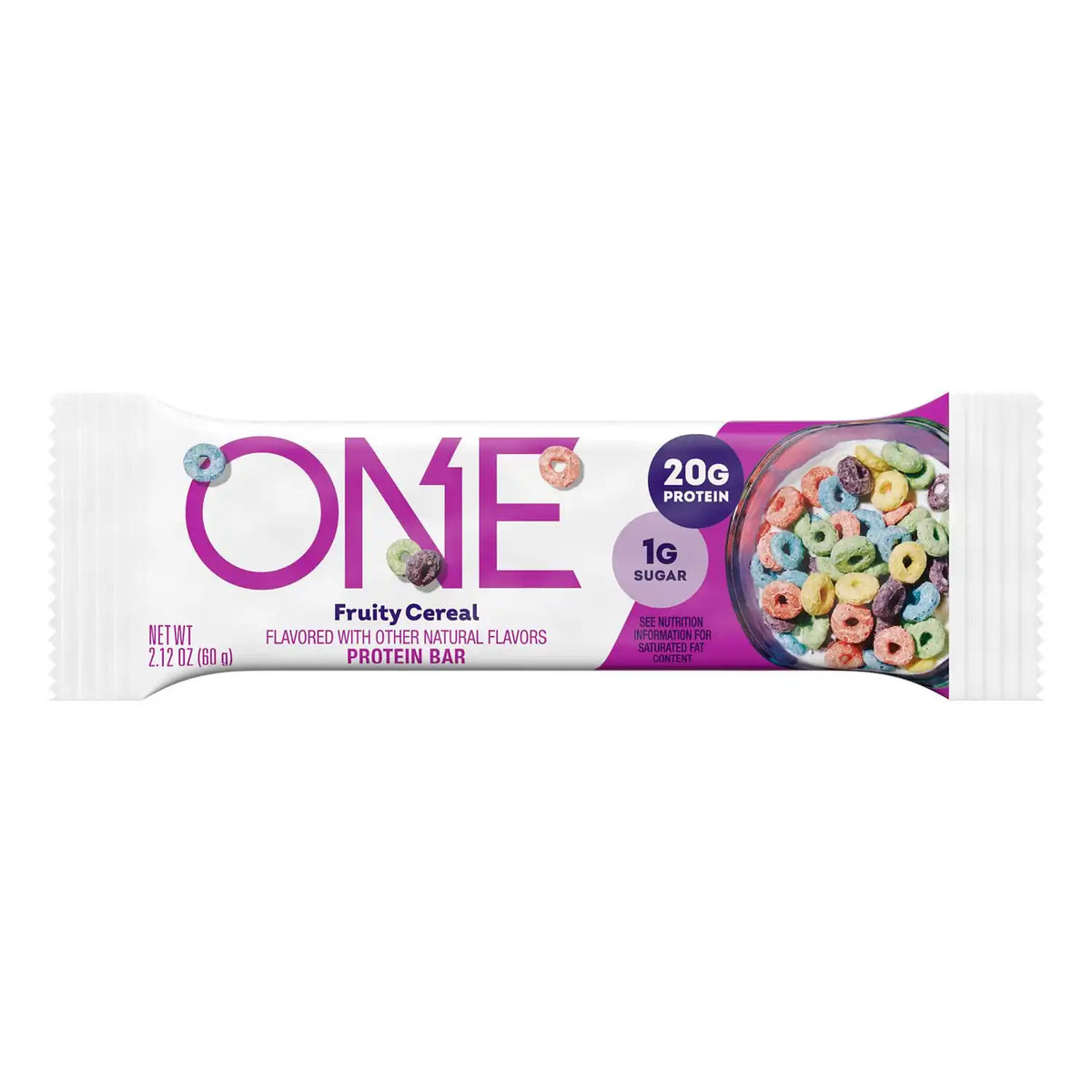 ONE Fruity Cereal Protein Bars, 20g Protein, Gluten Free Snacks, 12 ct