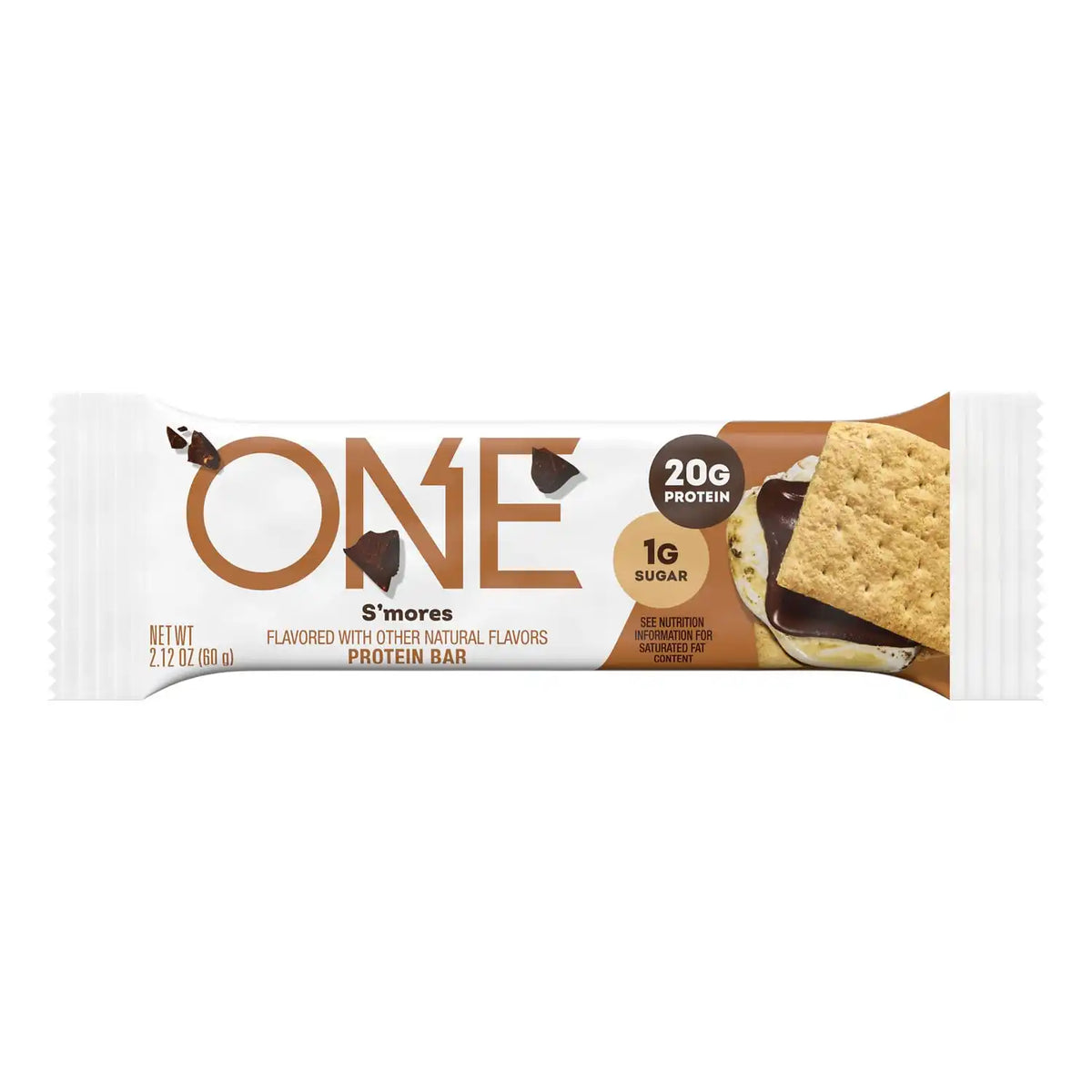ONE S'mores Protein Bars, 20g Protein, Gluten Free Snacks, 12 ct