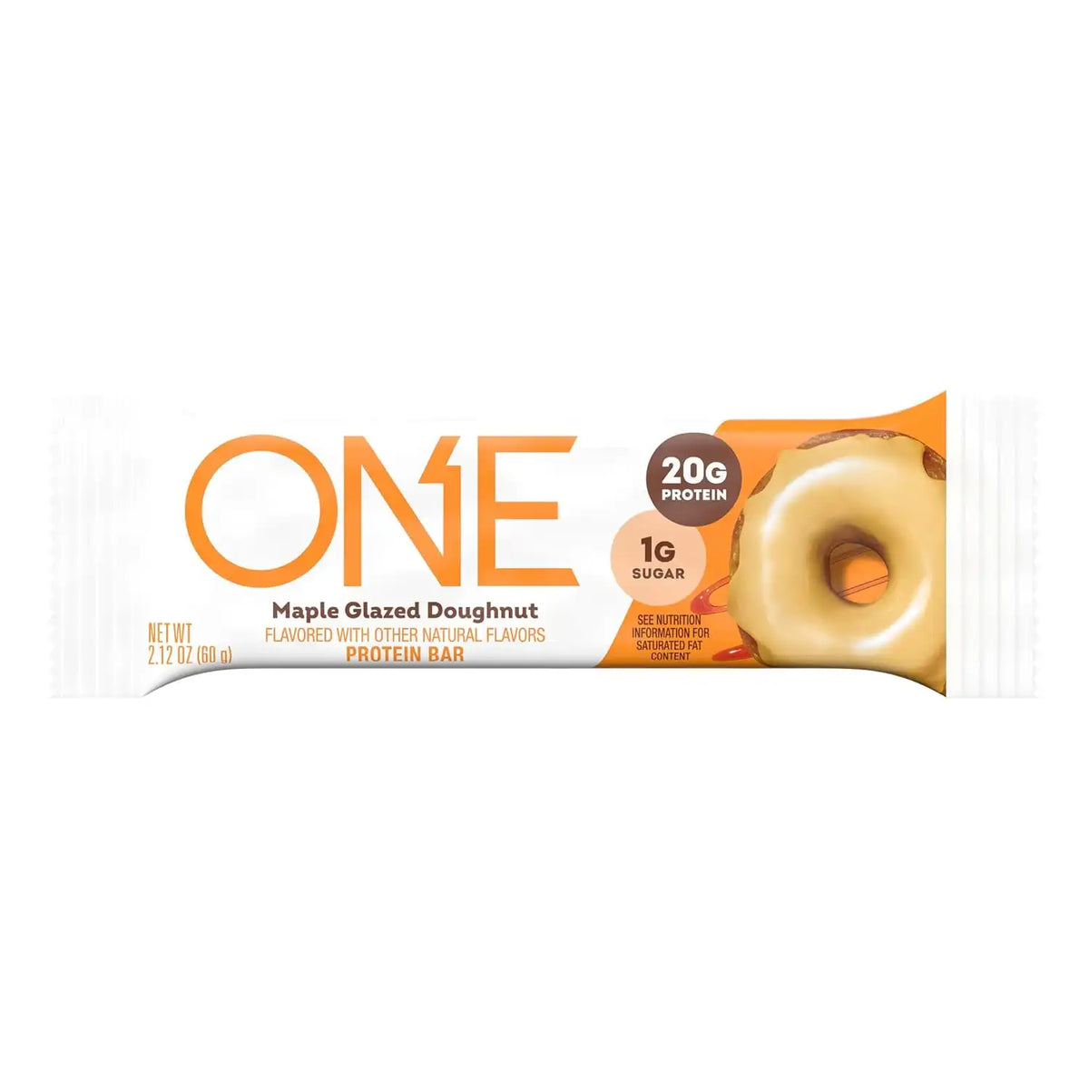 ONE Maple Glazed Doughnut Protein Bars, 20g Protein, Gluten Free, 12 ct