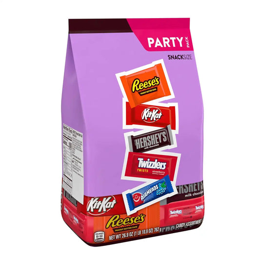 Hershey Assorted Flavored Snack Size Candy Variety Pack, 26.9 oz
