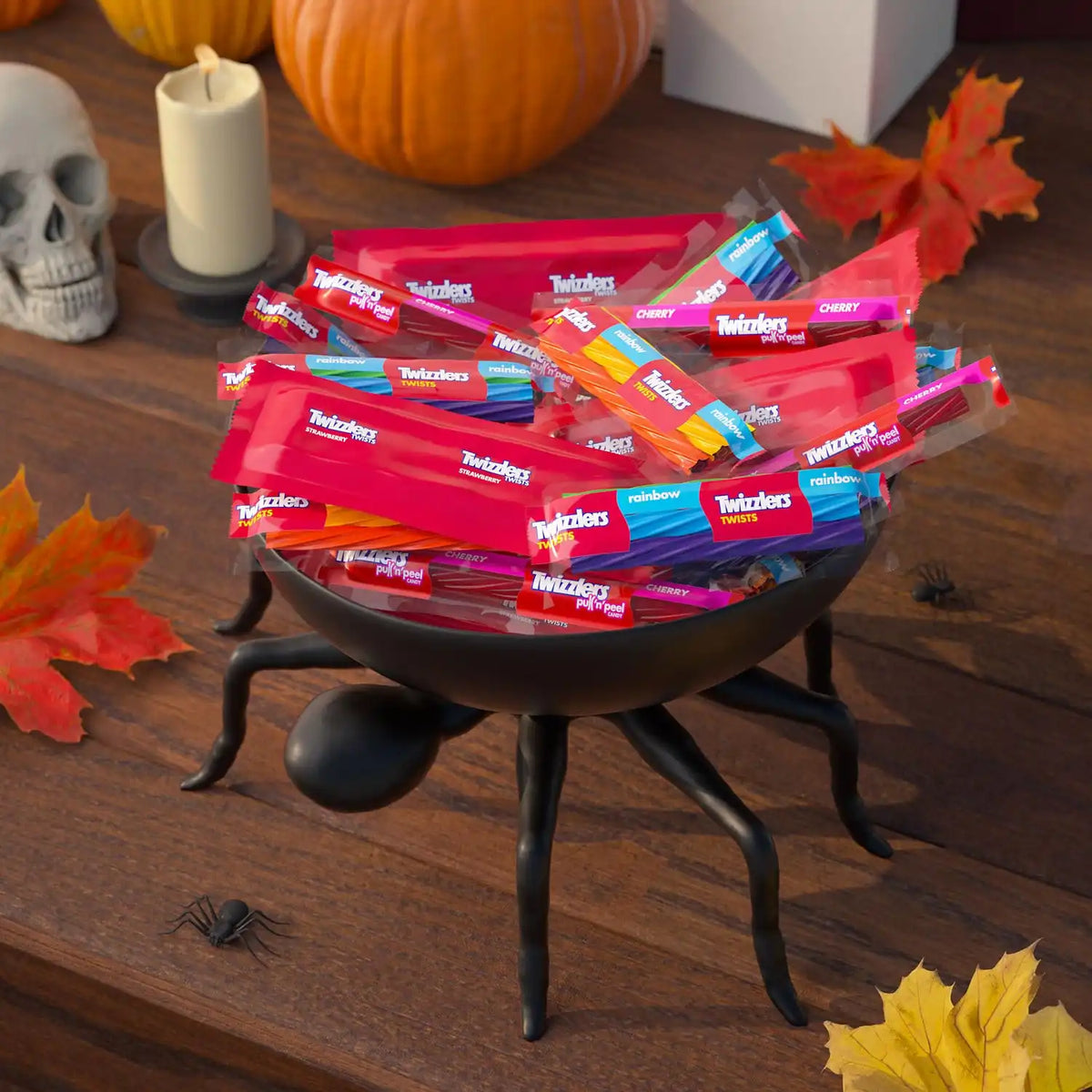 Twizzlers Assorted Fruit Flavored Licorice Style Halloween Candy, 25.3 oz
