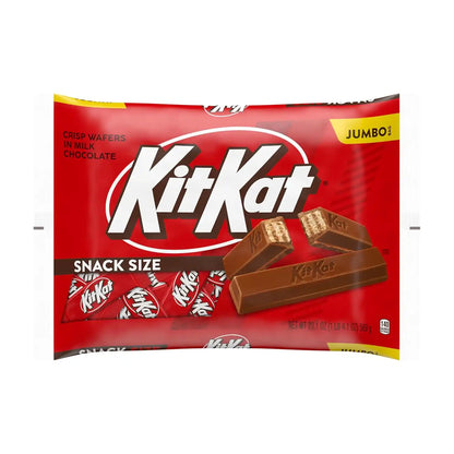KIT KAT Milk Chocolate Wafer Snack Size Candy Bag, 20.1 oz