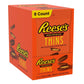 REESE'S THiNS Milk Chocolate Peanut Butter Cups, Candy Bags, 3.1 oz (8 Count)