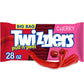 TWIZZLERS Pull 'N' Peel Cherry Licorice Style Candy Big Bag, 28 oz