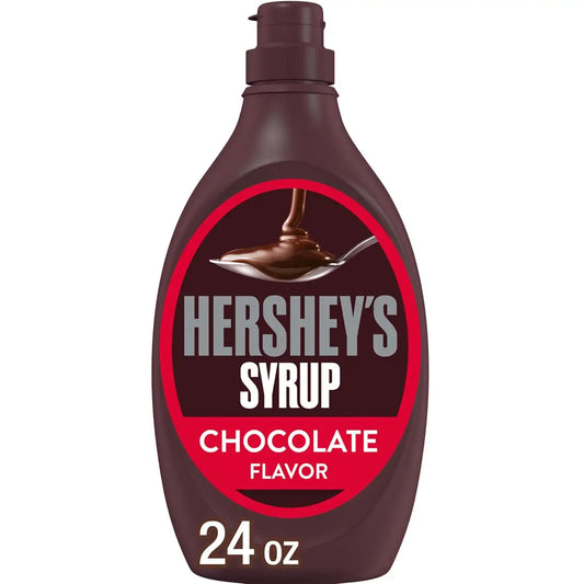 HERSHEY'S Chocolate Flavored Syrup Bottle, 24 oz