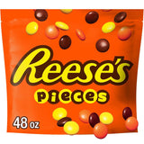 REESE'S PIECES Peanut Butter in a Crunchy Shell, Candy Bulk Bag, 48 oz