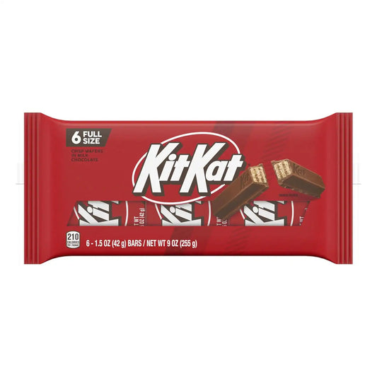 KIT KAT Milk Chocolate Wafer Candy Bars, 1.5 oz (6 Count)