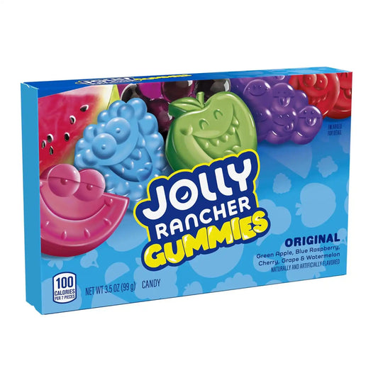 JOLLY RANCHER Gummies Original Fruit Flavored Gummy Candy Box, 3.5 oz