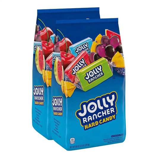 JOLLY RANCHER Assorted Fruit Flavored Hard Candy Bulk Bag, 5 lb (Pack of 2)