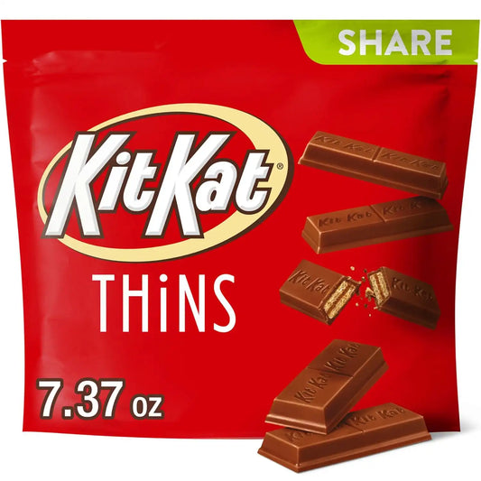 KIT KAT THiNS Milk Chocolate Wafer Candy Share Pack, 7.37 oz
