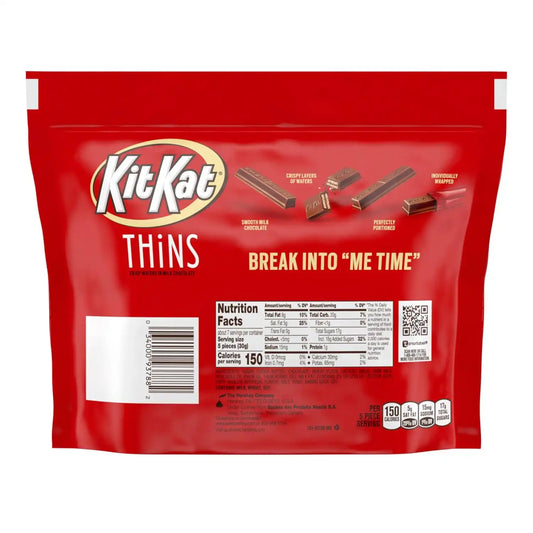 KIT KAT THiNS Milk Chocolate Wafer Candy Share Pack, 7.37 oz
