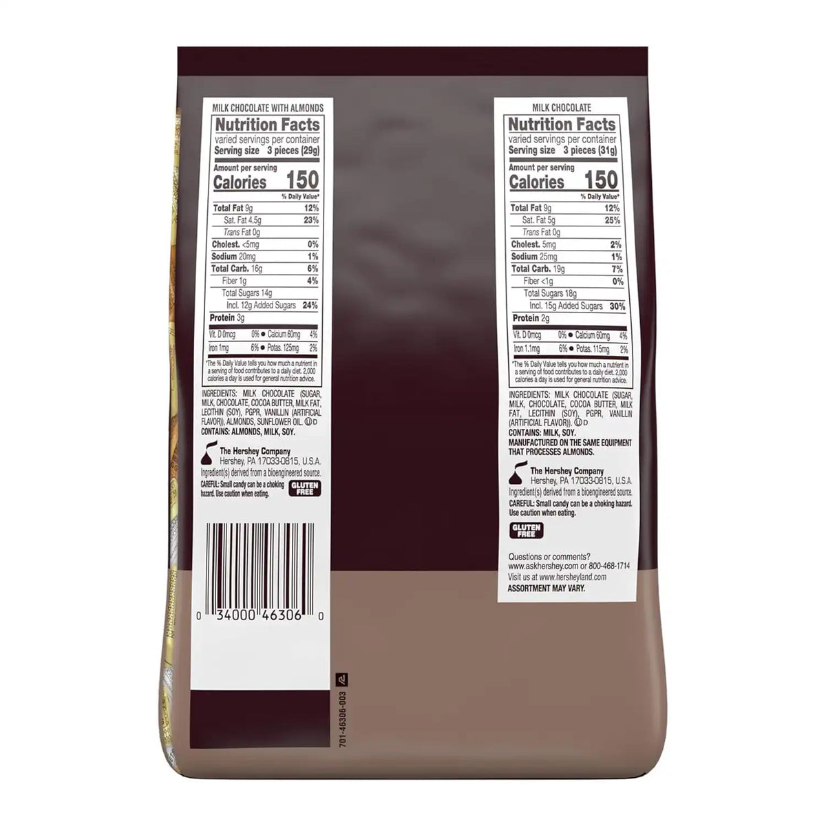 HERSHEY'S NUGGETS Assorted Chocolate Candy Variety Pack, 26 oz