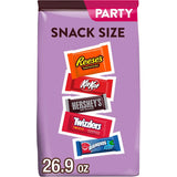 Hershey Assorted Flavored Snack Size Candy Variety Pack, 26.9 oz