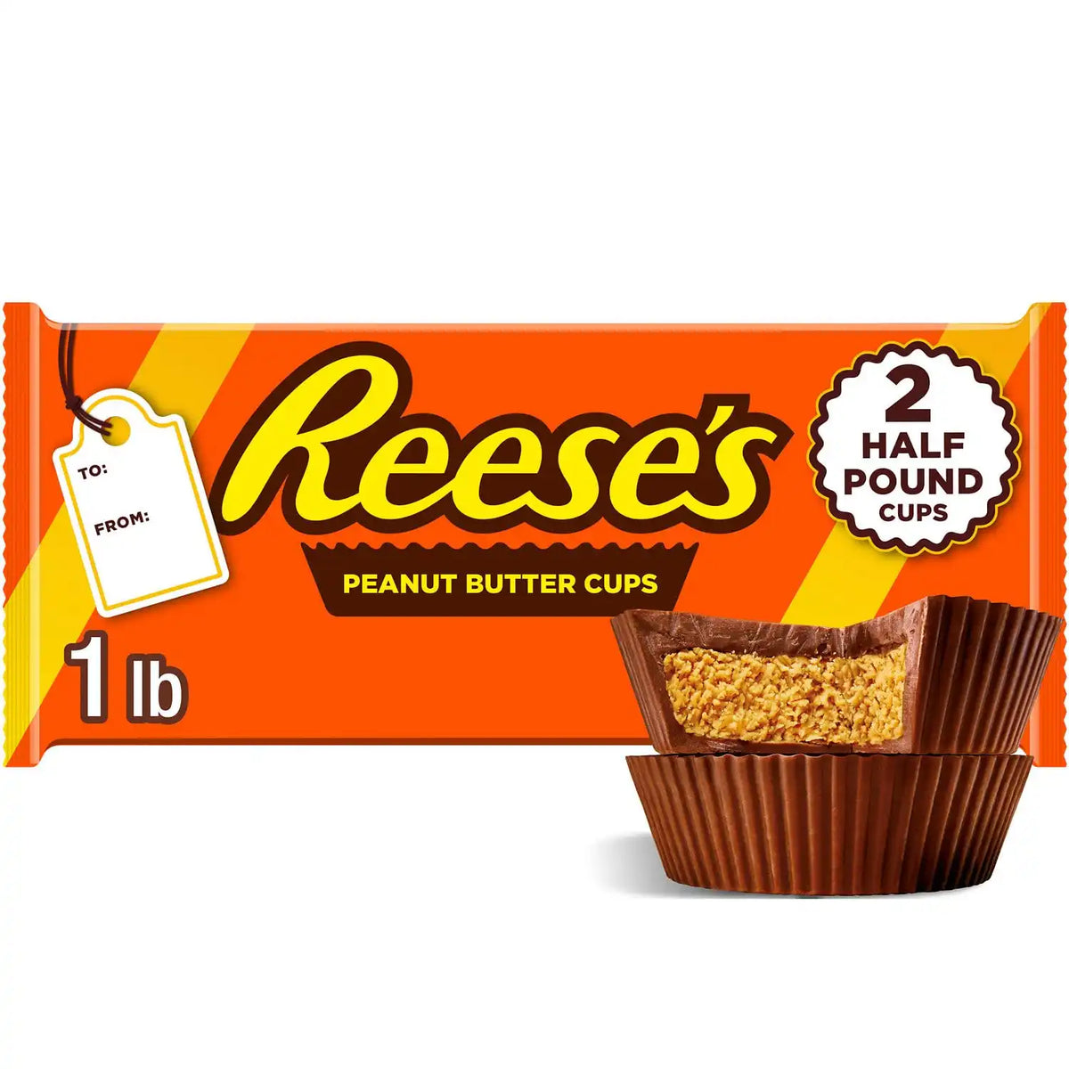 REESE'S Peanut Butter Cup Milk Chocolate Candy, 16 oz