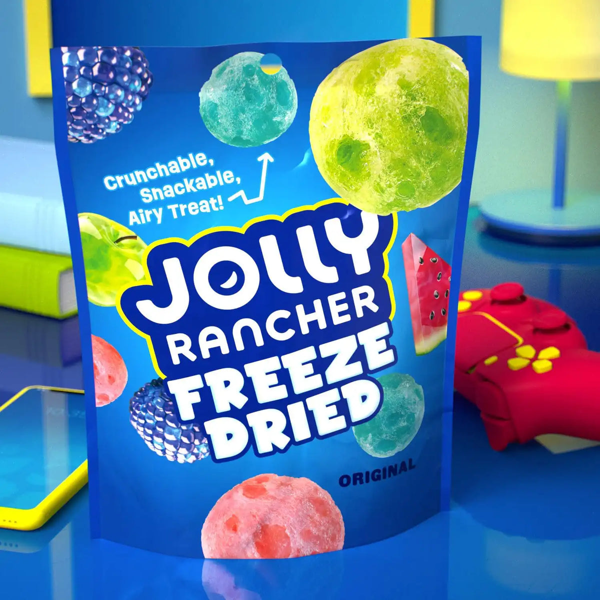 Jolly Rancher Candy, Fruit Flavored, 3.1 oz | Freeze Dried | Pack of 3
