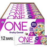ONE Fruity Cereal Protein Bars, 20g Protein, Gluten Free Snacks, 12 ct