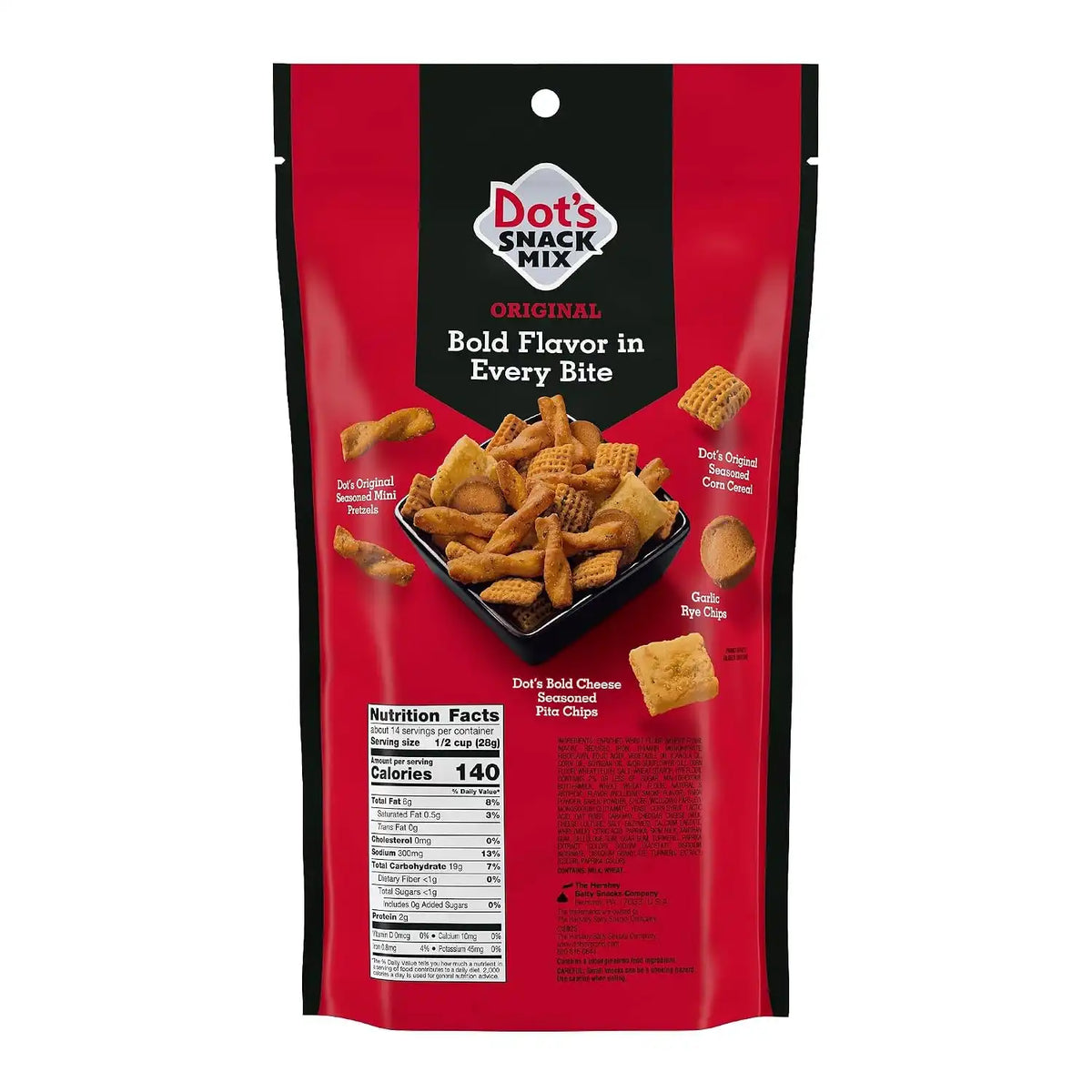 Dot's Pretzels Original Seasoned Snack Mix Bag, 14 oz