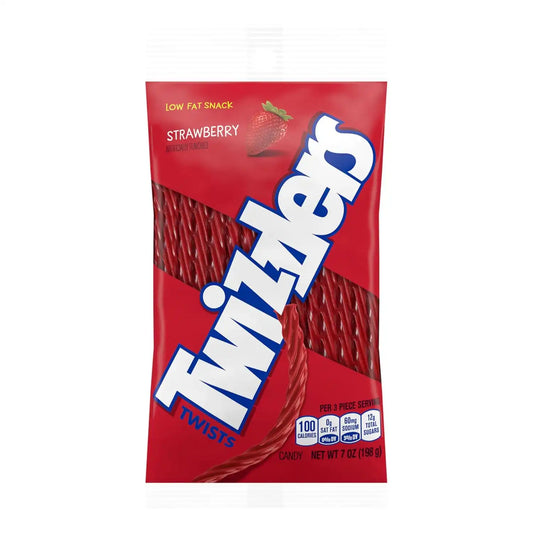 TWIZZLERS Twists Strawberry Candy Bags, 7 oz (12 Count)