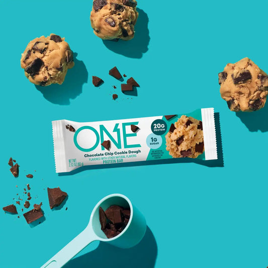 ONE Chocolate Chip Cookie Dough Protein Bars, 20g Protein, 12 ct