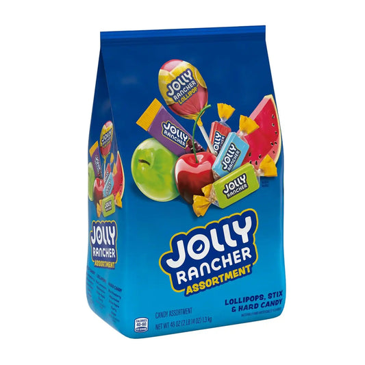 JOLLY RANCHER Assorted Fruit Flavored Hard Candy Bulk Bag, 46 oz