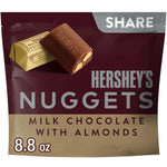 Hershey's Nuggets, Milk Chocolate with Almonds Candy Share Pack, 8.8 Ounce