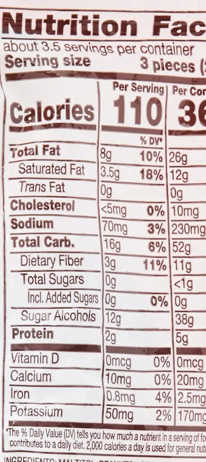REESE'S Zero Sugar Miniatures Milk Chocolate Peanut Butter Cups Candy, Individually Wrapped, 3 oz Bag