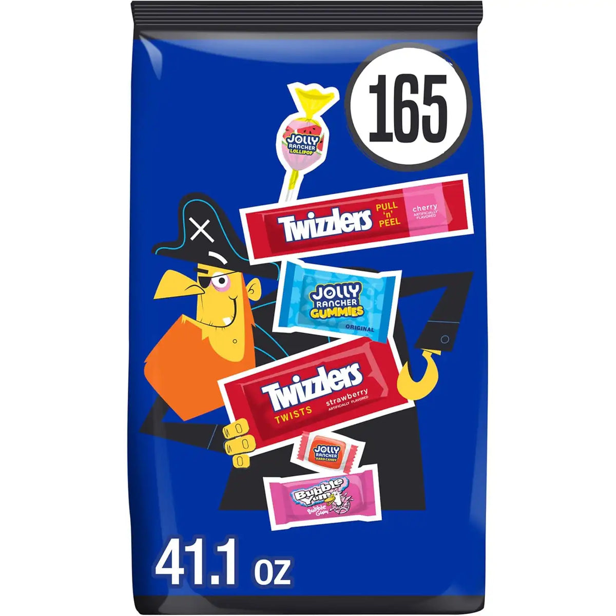 JOLLY RANCHER, TWIZZLERS, BUBBLE YUM Halloween Candy Bulk, 41.1 oz
