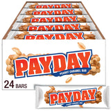 PAYDAY Peanut Caramel Candy Bars, 1.85 oz, 24 ct
