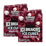 ICE BREAKERS Ice Cubes Black Cherry Flavored Sugar Free Chewing Gum Bottles,3.24 oz (40 Pieces),(Pack of 12)