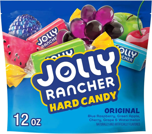 JOLLY RANCHER Original Fruit Flavored Hard Candy Bag, 12 Ounce (Pack of 8)