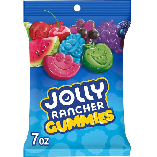 JOLLY RANCHER Gummies Original Fruit Gummy Candy Bag, 7 oz