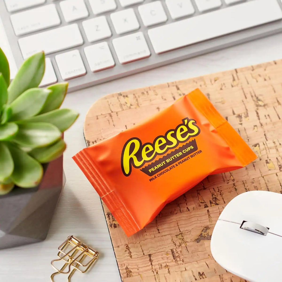 REESE'S Milk Chocolate Snack Size Peanut Butter Cups, Candy Jumbo Bag, 19.5 oz (Pack of 2)