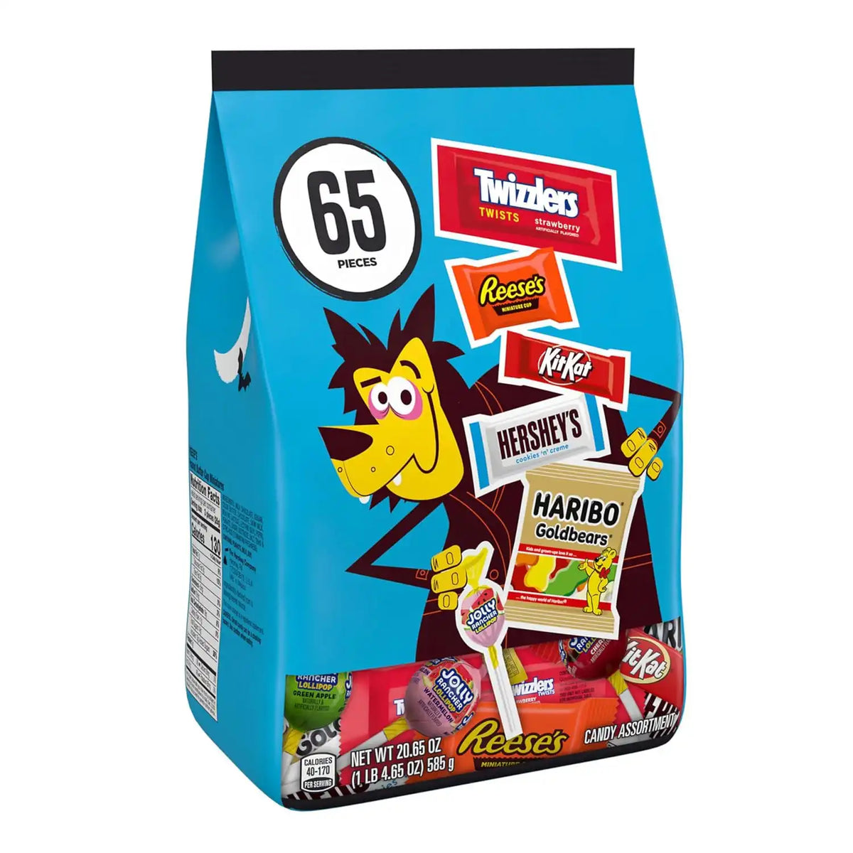 Hershey Assorted, Halloween Candy Variety Bag, 20.65 oz (65 Pieces) (Pack of 2)