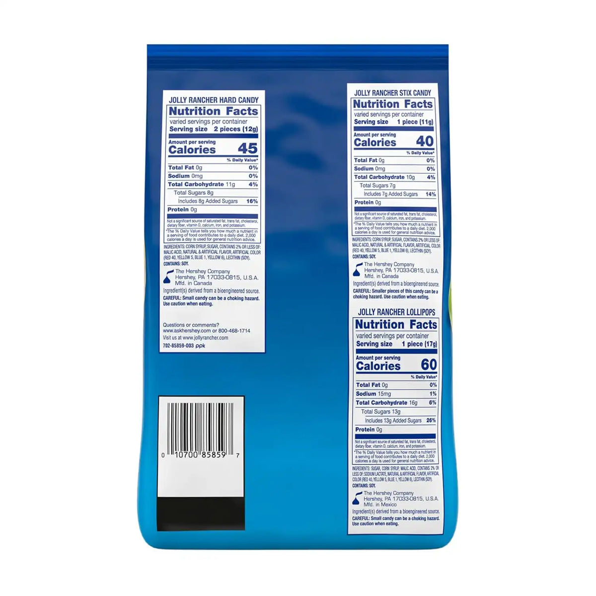JOLLY RANCHER Assorted Fruit Flavored Hard Candy Bulk Bag, 46 oz