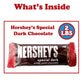 Hershey's Special Dark Mini Chocolate Bars, 2 LB Bulk, Mildly Sweet Chocolate Candy Snack Size Bars, Individually Wrapped Dark Chocolate Candy Bars, for Parties, Office Bowl